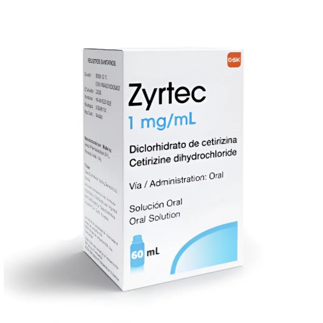ZYRTEC CETIRIZINA 1MG/ML SUSP 60ML 
